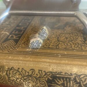 Kendra Scott Tess Earrings in gold and gray Drusy